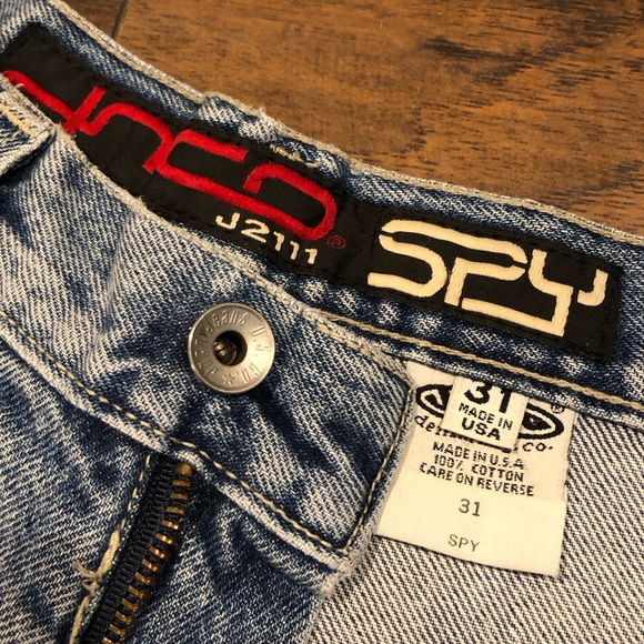 JNCO Shorts “SPY” Made In USA 🇺🇸 - Picture 4 of 5